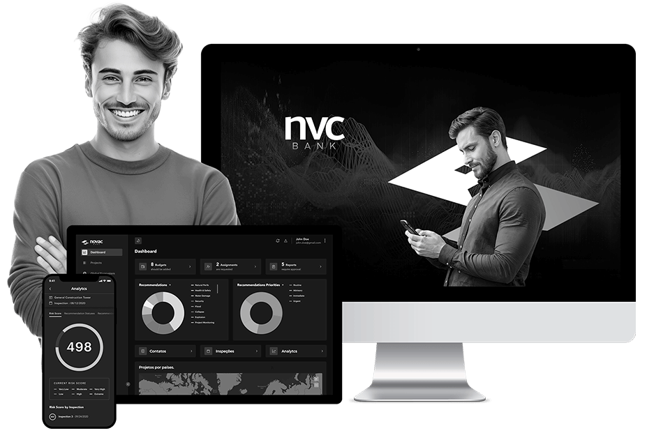 NovacBank conta digital com IA de monitoramento de riscos